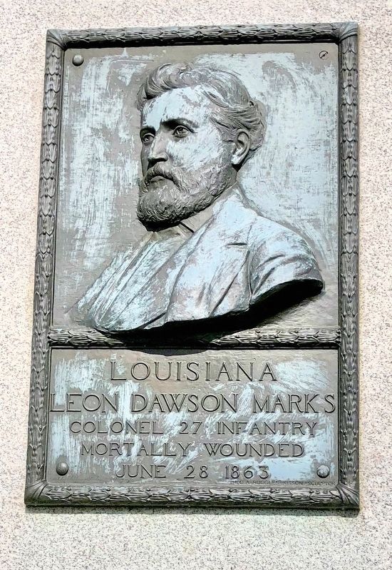 Leon Dawson Marks Marker. Click for full size. Leon Dawson Marks Marker image. Click for full size.