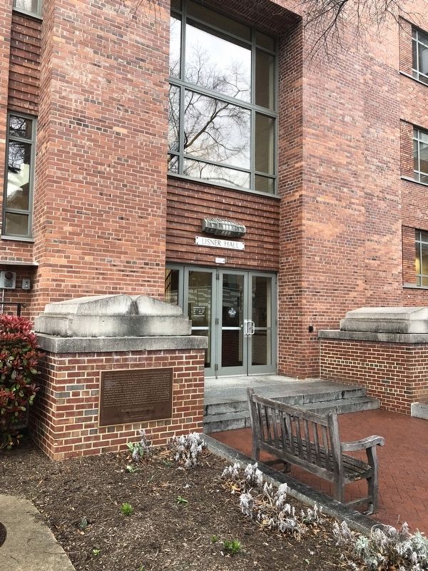 Here, at 2023 G Street, N.W., in 1912, The George Washington University Marker image. Click for full size.