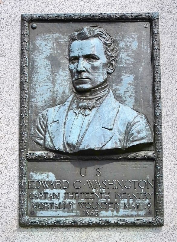 U S Edward C· Washington monument. image. Click for full size.