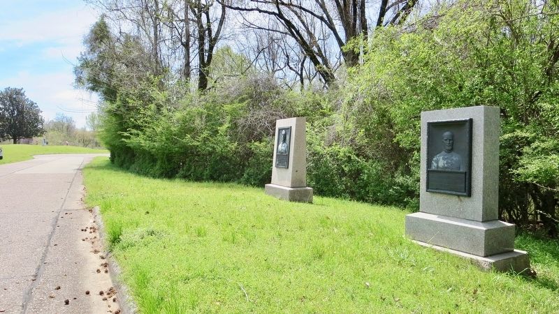 View of this monument (near right) looking south on Confederate Avenue.. Click for full size. View of this monument (near right) looking south on Confederate Avenue. image. Click for full size.