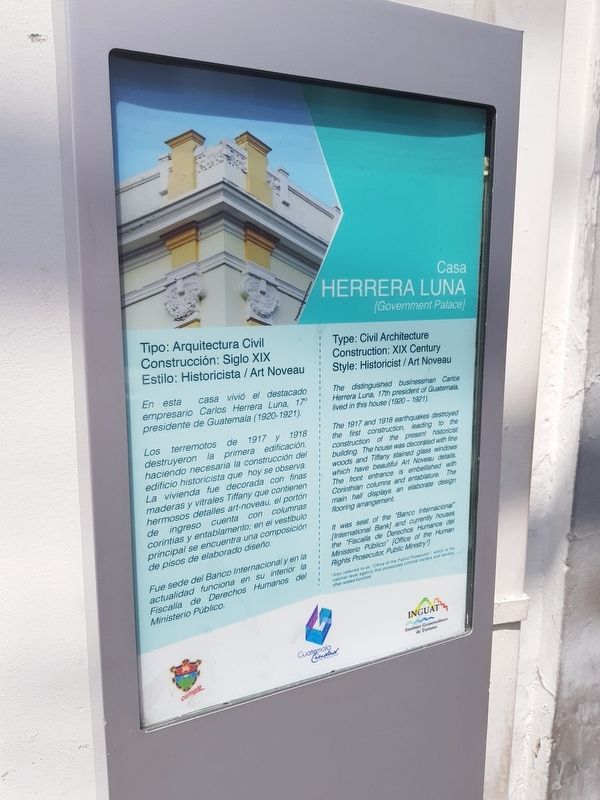 Herrera Luna House Marker image. Click for full size.