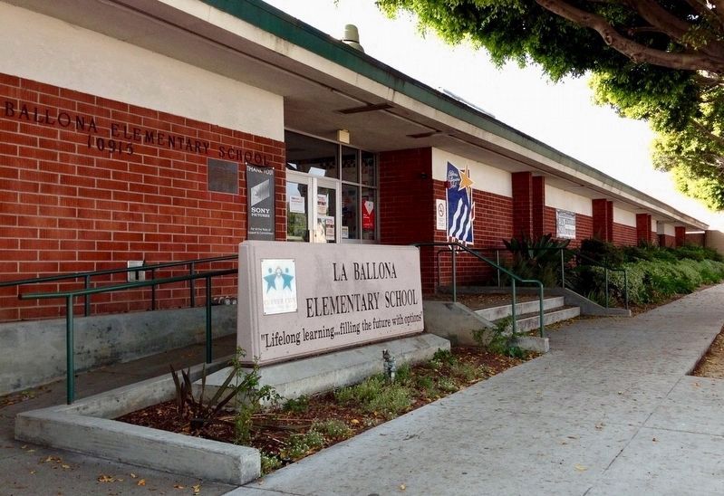 La Ballona School. Click for full size. La Ballona School image. Click for full size.