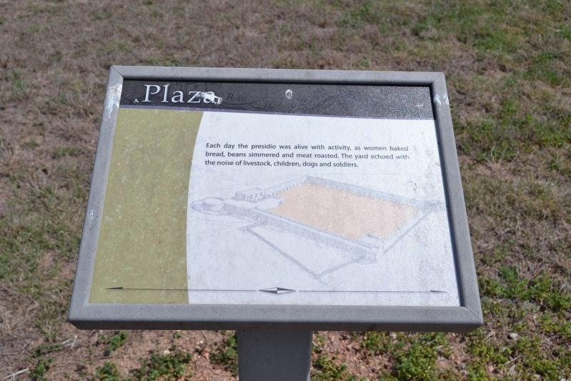Interpretive Sign for Plaza. Click for full size. Interpretive Sign for Plaza image. Click for full size.