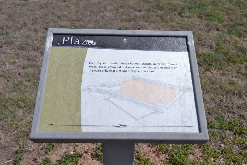 Interpretive Sign for Plaza image. Click for full size.