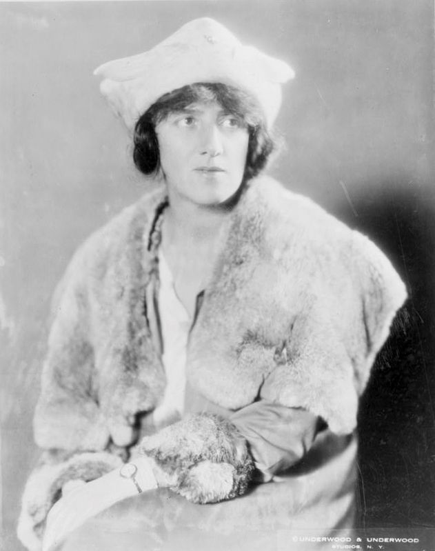 <i>Dr. Marie C. Stopes, half-length portrait, seated, facing slightly right</i>. Click for full size. <i>Dr. Marie C. Stopes, half-length portrait, seated, facing slightly right</i> image. Click for full size.