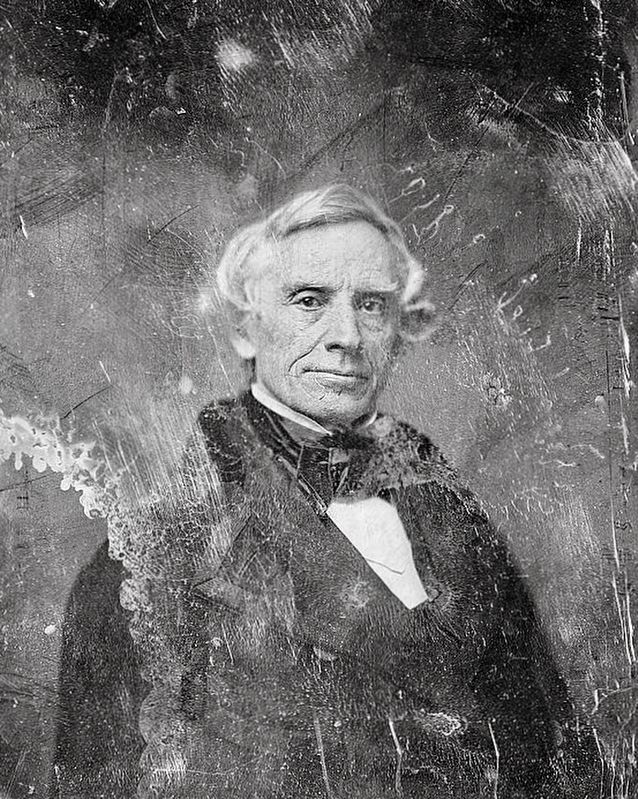 <i>Samuel F. B. Morse, head-and-shoulders portrait, facing front</i> image. Click for full size.