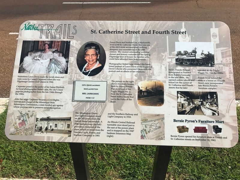 St. Catherine Street and Fourth Street Marker image. Click for full size.