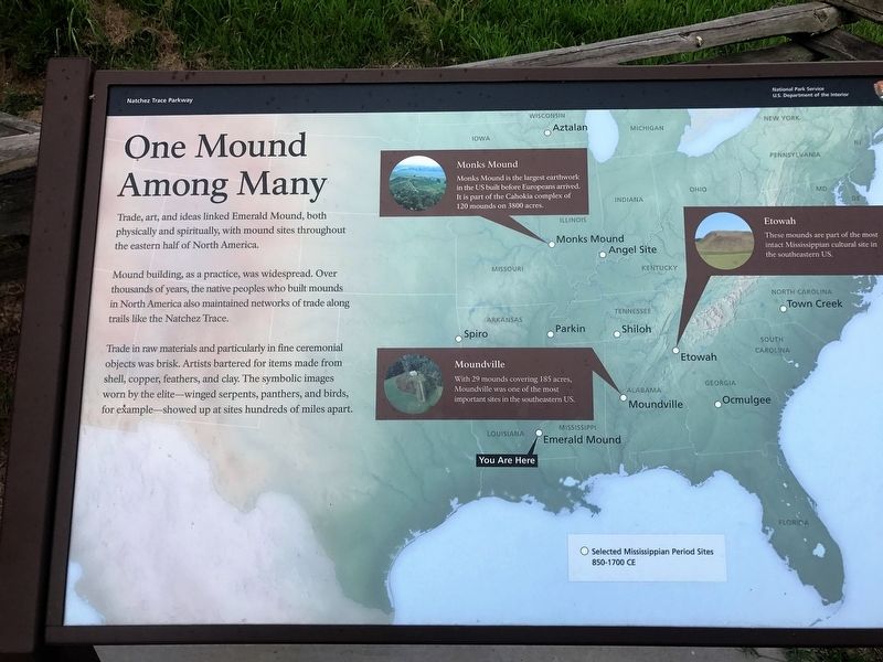 One Mound Among Many Marker. Click for full size. One Mound Among Many Marker image. Click for full size.