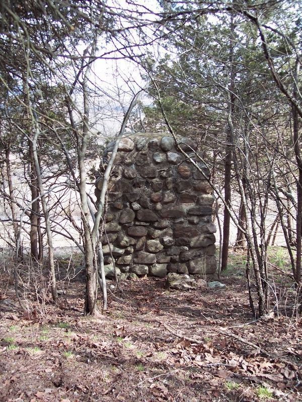 Site of Signal Fires Marker - Rear View image. Click for full size.
