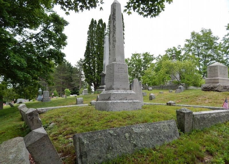 Rev. Timothy Upham Tombstone & Family Plot image. Click for full size.