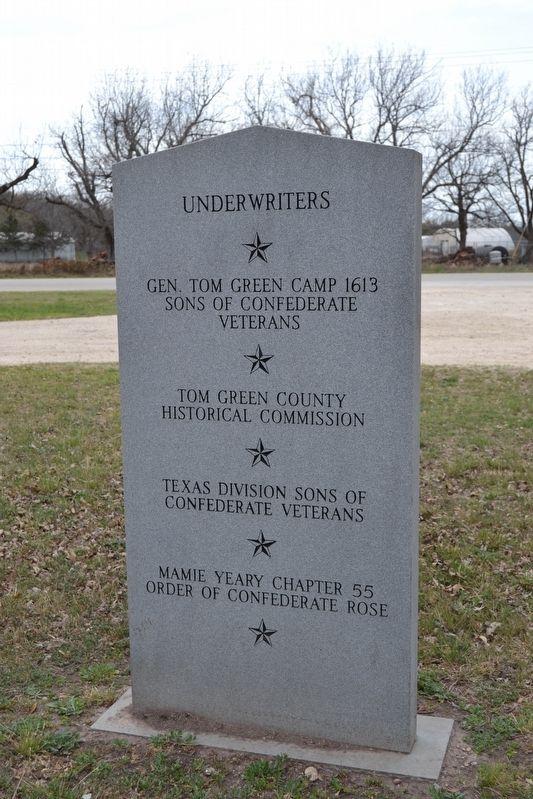 Back Side of Confederate Reunion Grounds Marker. Click for full size. Back Side of Confederate Reunion Grounds Marker image. Click for full size.