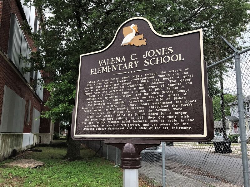 Valena C. Jones Elementary School Marker. Click for full size. Valena C. Jones Elementary School Marker image. Click for full size.