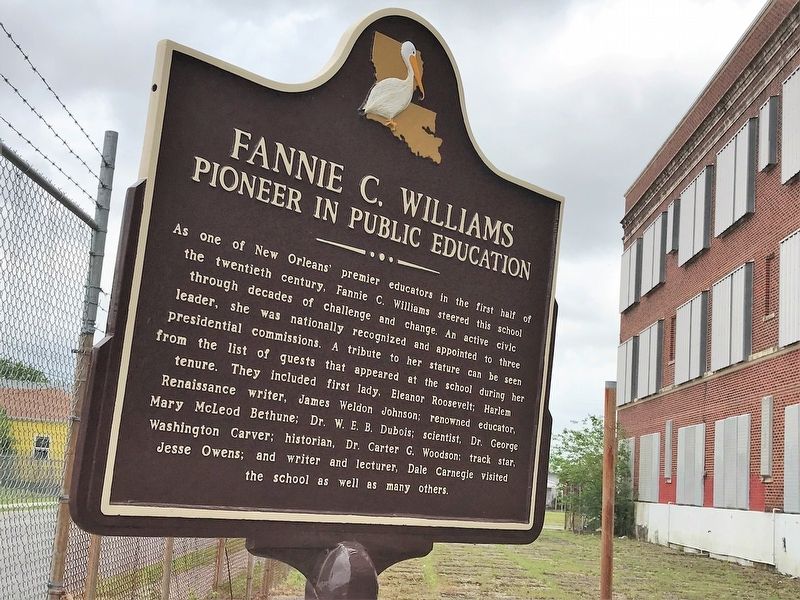 Fannie C. Williams Marker. Click for full size. Fannie C. Williams Marker image. Click for full size.