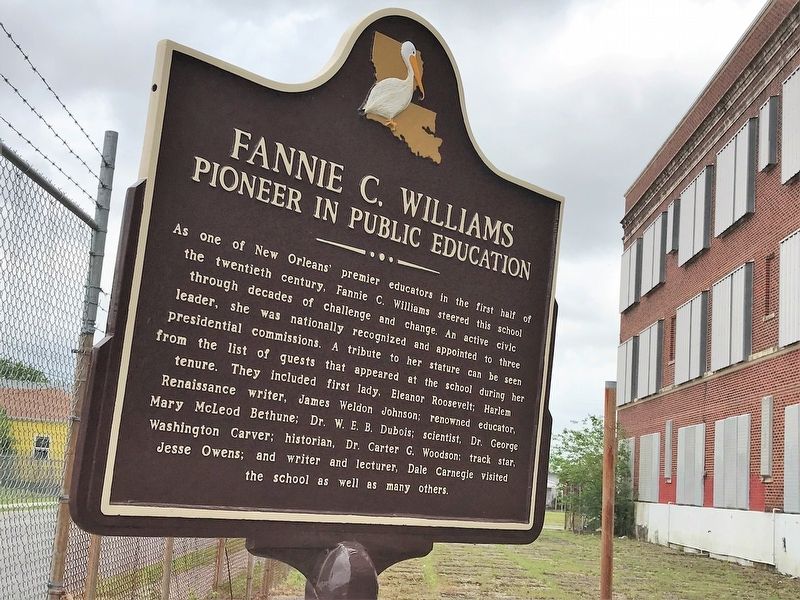 Fannie C. Williams Marker image. Click for full size.