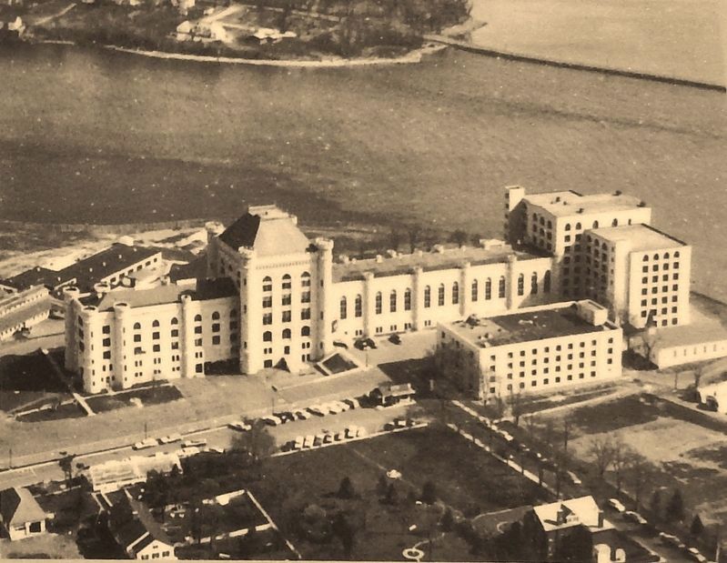 Marker detail: Photograph, Aerial of Prison image. Click for full size.