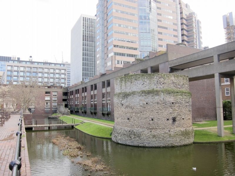 The London Wall Walk - Tower and Wall image. Click for full size.