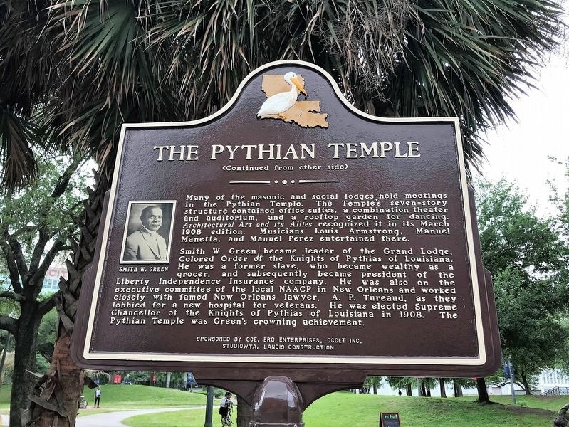 The Pythian Temple Marker image. Click for full size.
