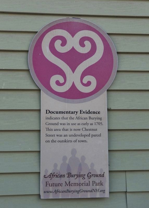 African Burying Ground Memorial Plaque (<i>near marker - on east side of same building</i>) image. Click for full size.