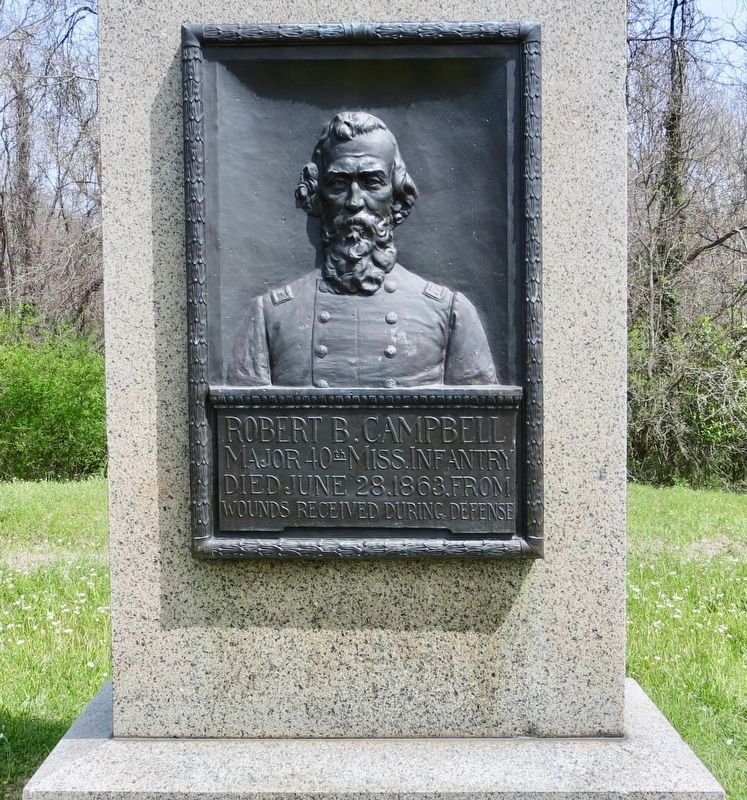 Robert B. Campbell monument. image. Click for full size.
