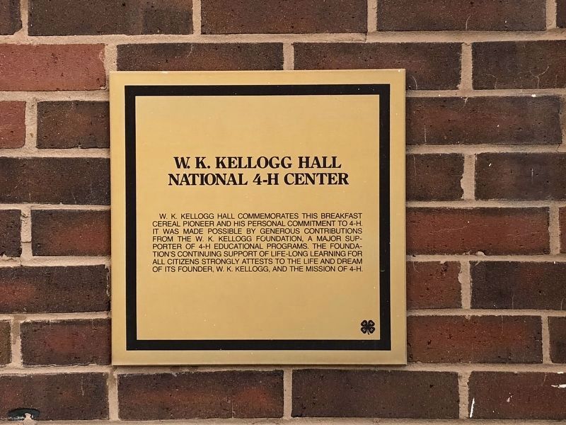 W.K. Kellogg Hall Marker image. Click for full size.