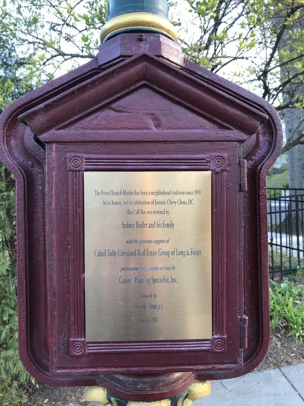 Broad Branch Market Marker image. Click for full size.