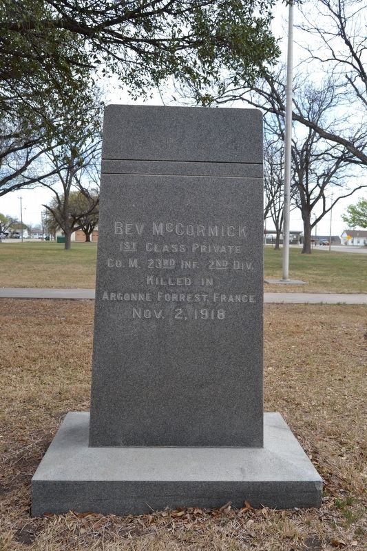 Bev McCormick Memorial image. Click for full size.