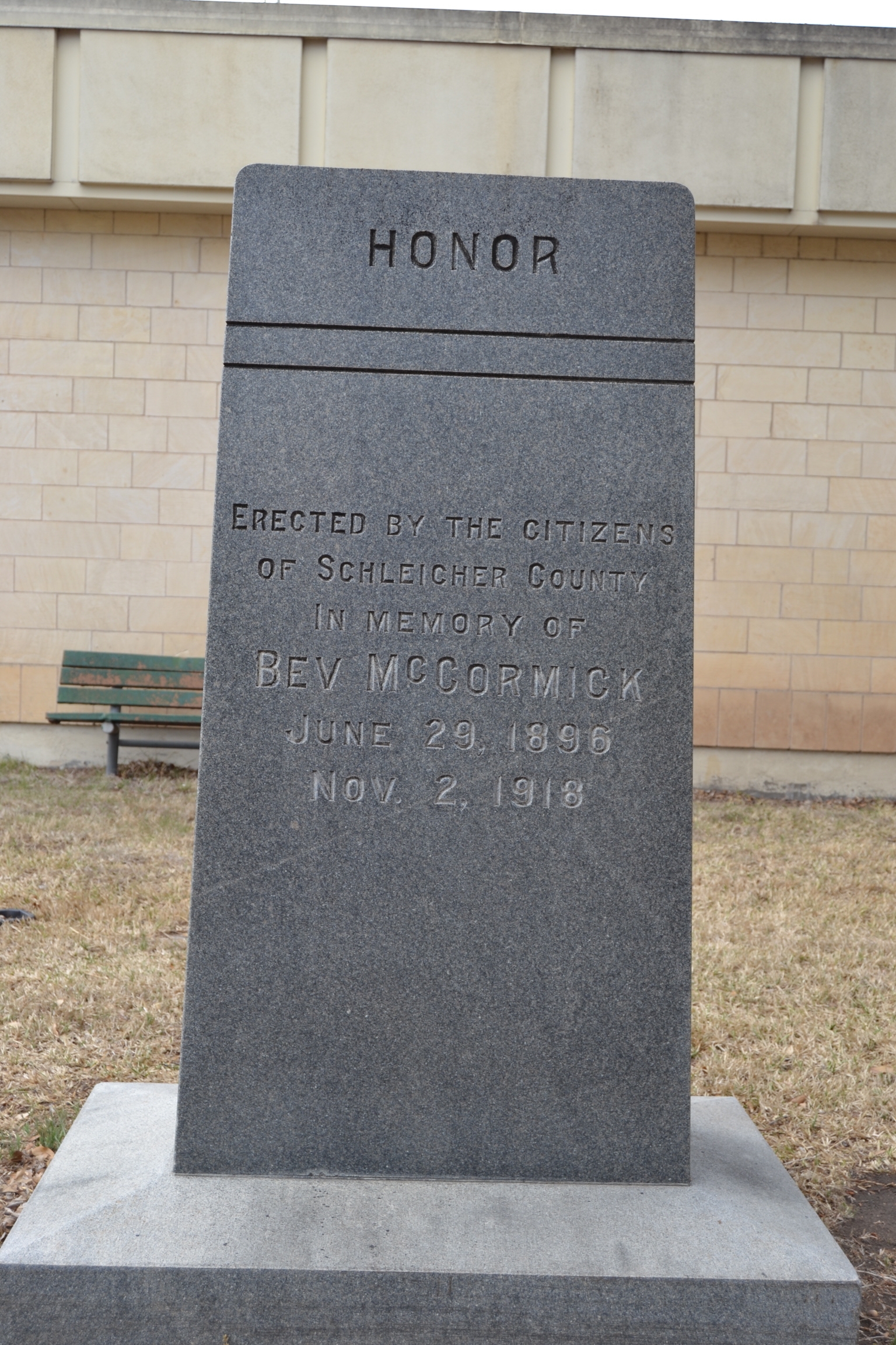 Bev McCormick Memorial