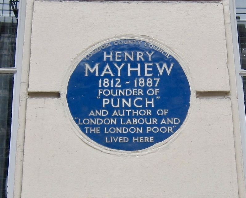 Henry Mayhew Marker. Click for full size. Henry Mayhew Marker image. Click for full size.