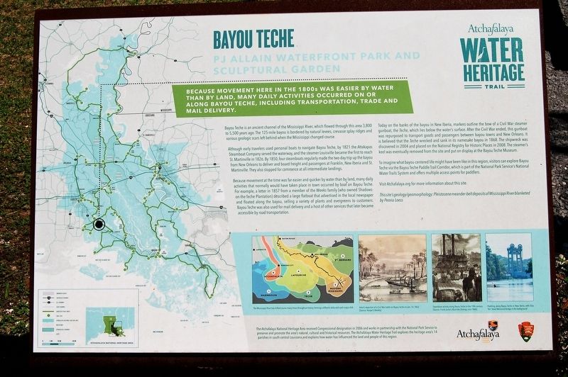 Bayou Teche Marker image. Click for full size.