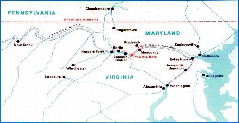 1863 B&O Railroad in Maryland image. Click for full size.