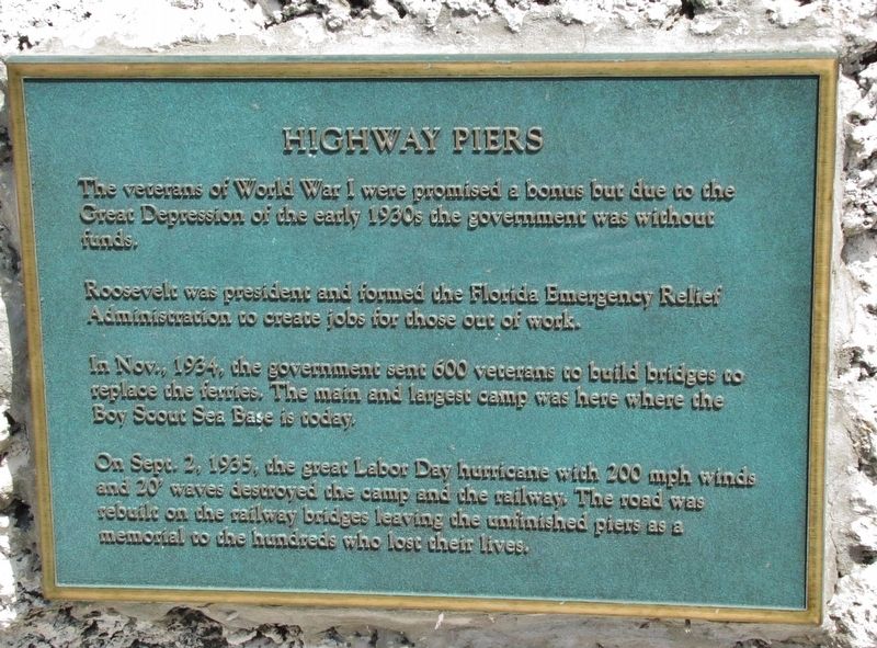 Highway Piers Marker image. Click for full size.