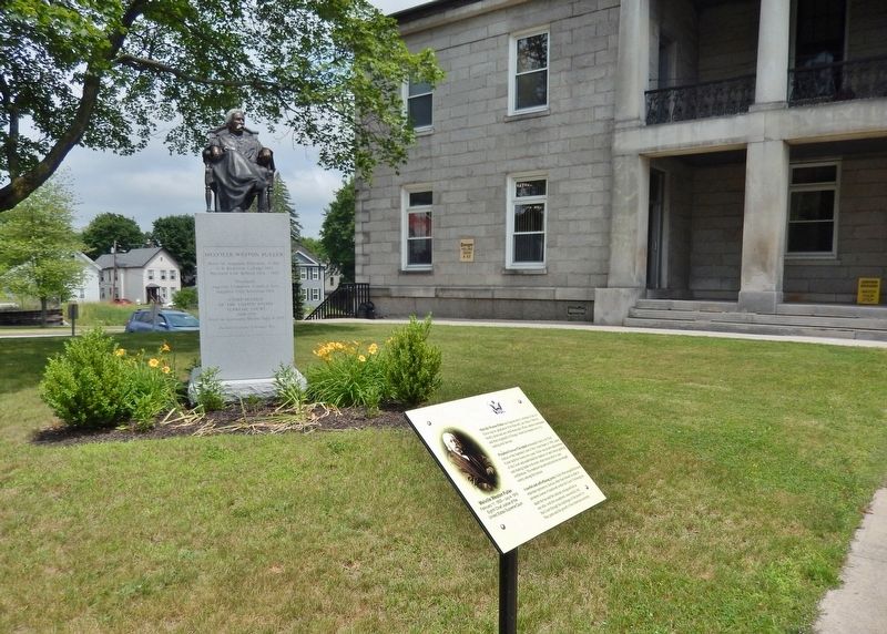 Melville Weston Fuller Marker (<i>wide view</i>) image. Click for full size.