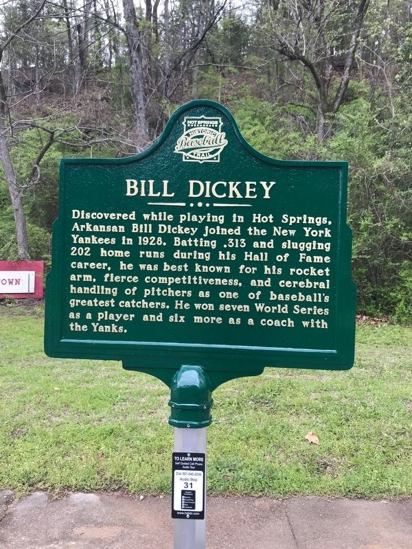 Bill Dickey Marker image. Click for full size.