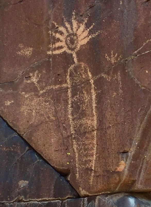 Coso Rock Art image. Click for full size.