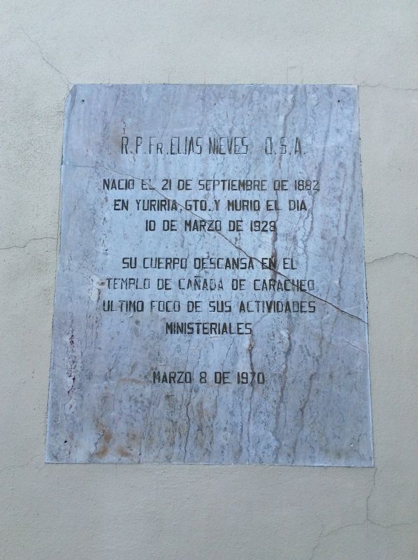 Father El�as Nieves Marker image. Click for full size.