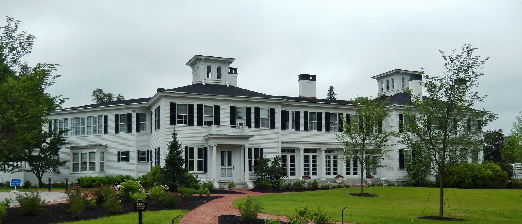 Blaine Mansion (<i>view from near marker</i>) image. Click for full size.