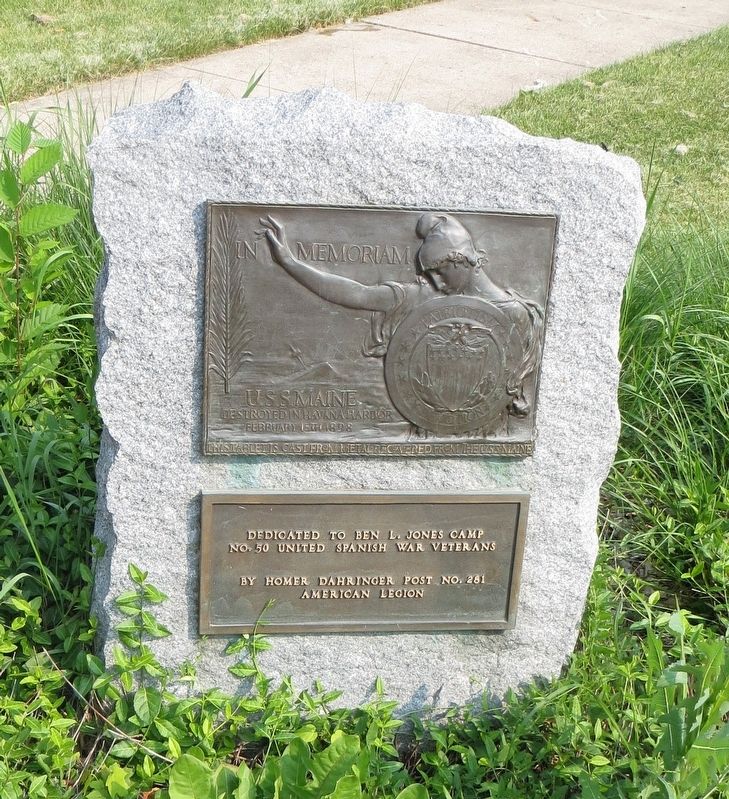 U.S.S. Maine Memorial Marker image. Click for full size.