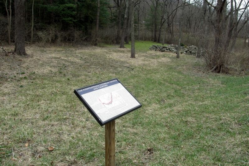 The Fountaindale Lutheran Church and Cemetery site. Click for full size. The Fountaindale Lutheran Church and Cemetery site image. Click for full size.