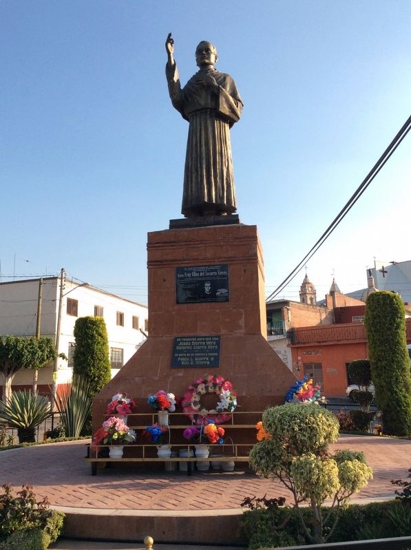 Blessed Friar Elías del Socorro Nieves Marker and statue image. Click for full size.