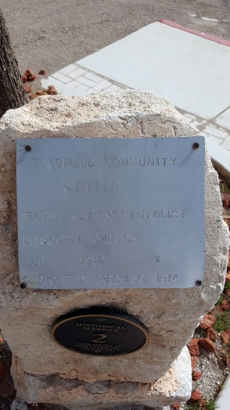 Goldfield Community Center Marker image. Click for full size.