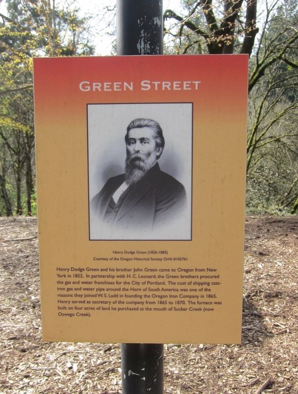 Green Street Marker image. Click for full size.