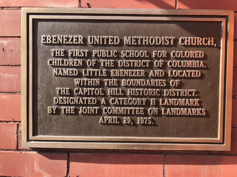 Ebenezer United Methodist Church Marker image. Click for full size.