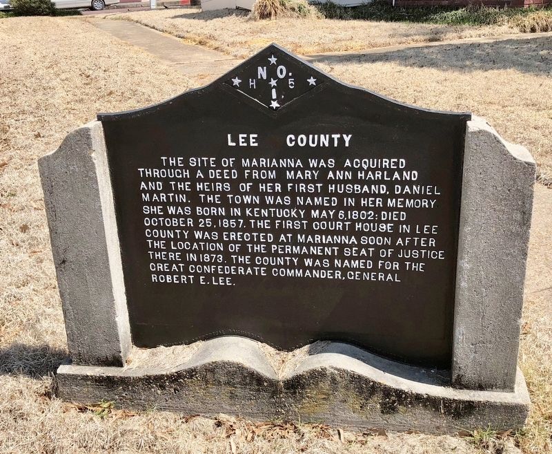 Lee County Marker image. Click for full size.