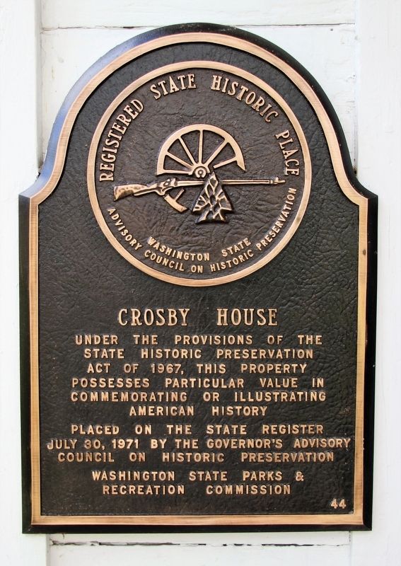 Crosby House Marker image. Click for full size.