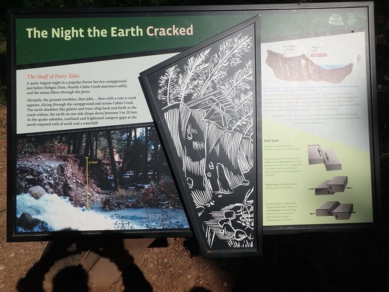The Night the Earth Cracked Marker image. Click for full size.