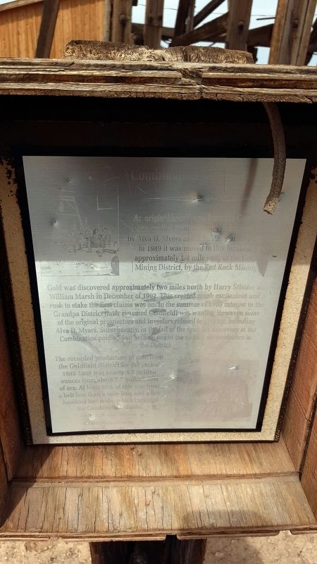 Combination Mine Headframe Marker. Click for full size. Combination Mine Headframe Marker image. Click for full size.
