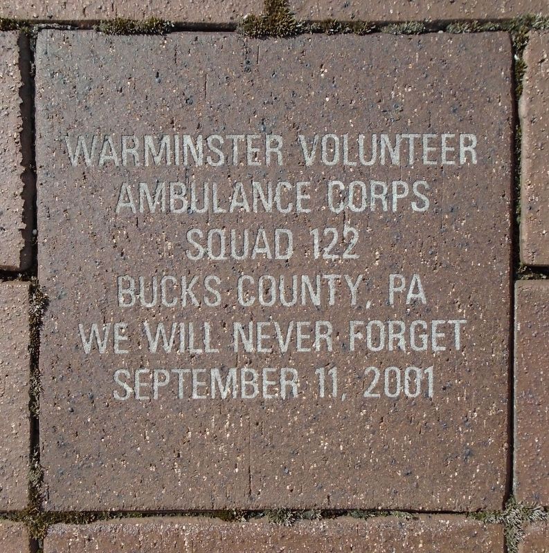 9/11 NYC Emergency Responders' Memorial Fire Dept Memorial Paver image. Click for full size.