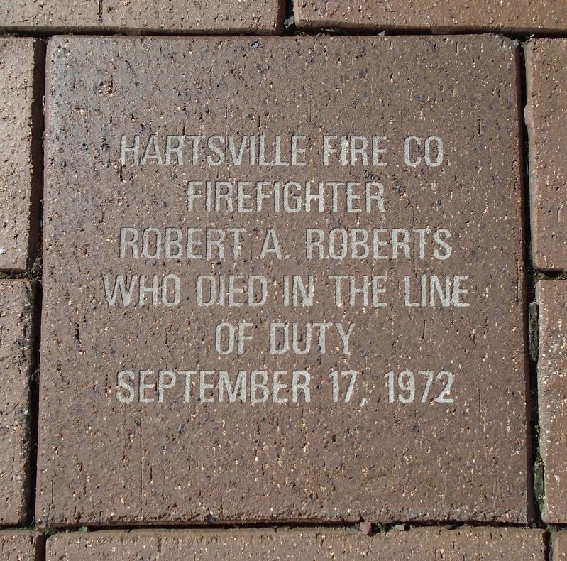 9/11 NYC Emergency Responders' Memorial Hartsville FD Memorial Paver image. Click for full size.