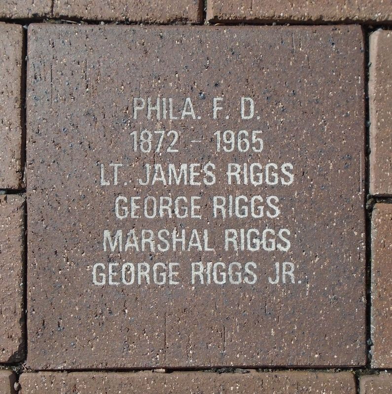 9/11 NYC Emergency Responders' Memorial Riggs Family Paver image. Click for full size.