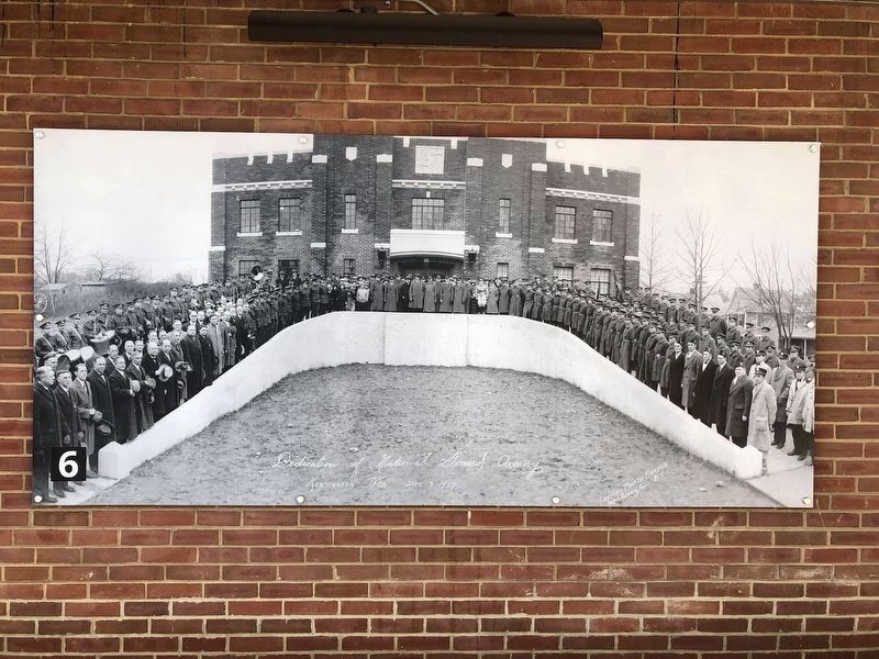 Dedication of the National Guard Armory image. Click for full size.